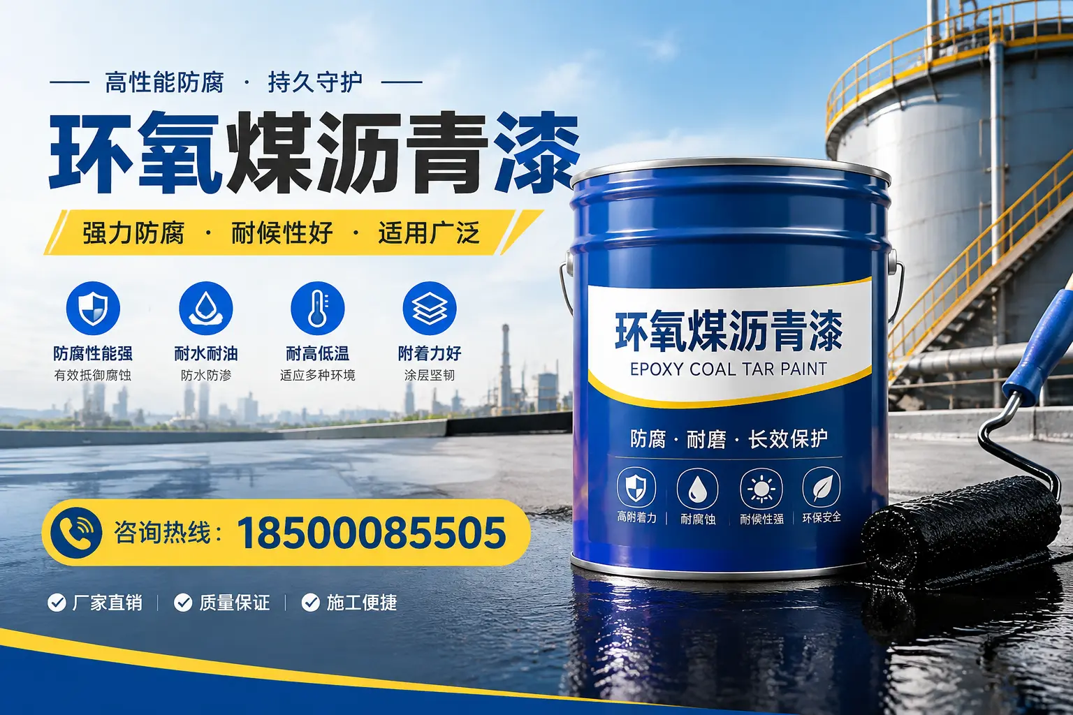 环氧煤沥青漆的储存与运输注意事项,潍城企业须知